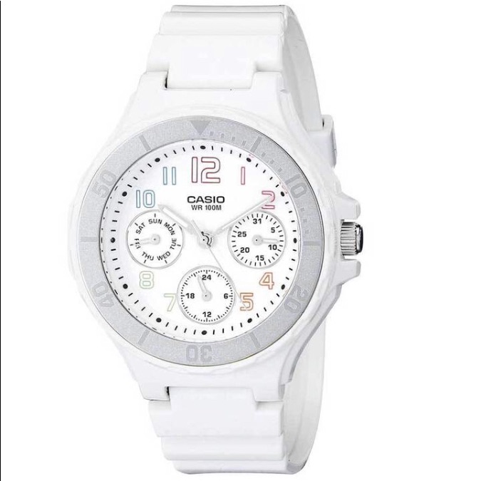 Casio Quartz White Resin Women's Watch